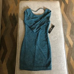 Sparkly green dress